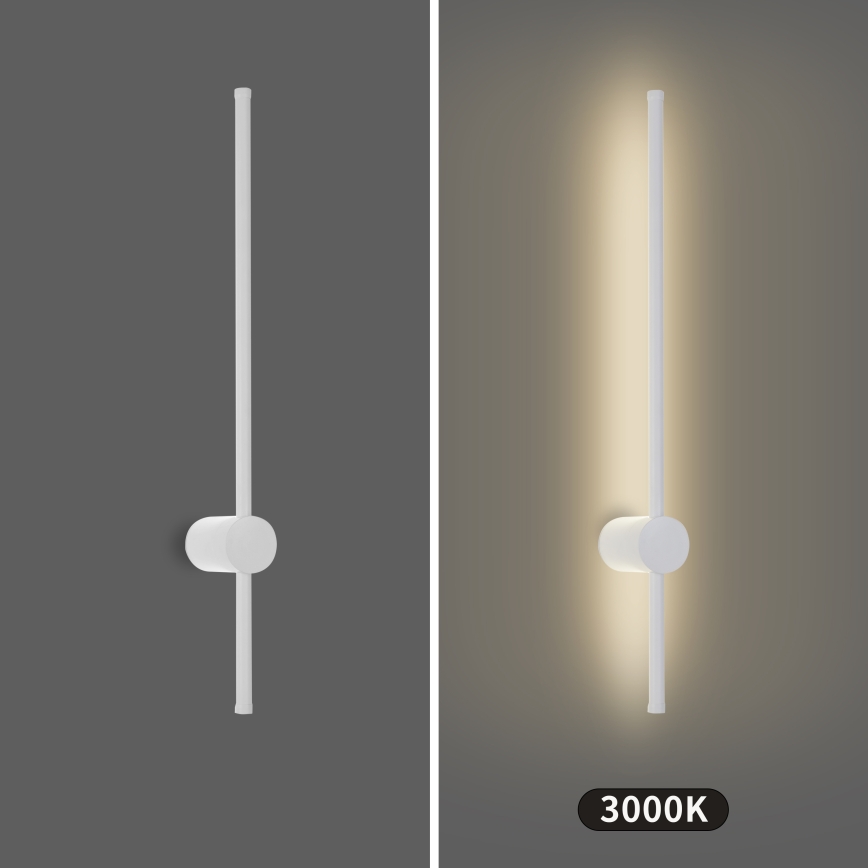 Brilagi - Applique murale d'extérieur LED AURA 12W 230V 3000K IP54 65 cm blanc IRC 90