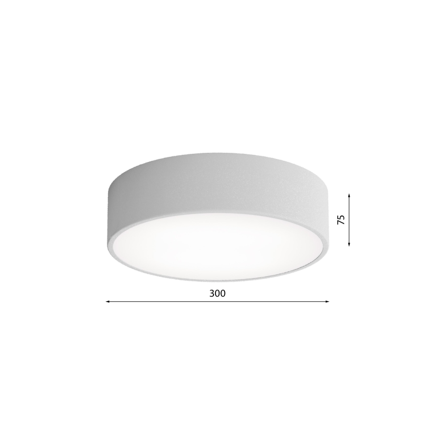 Brilagi - Badkamer plafondlamp CLARE 2xE27/24W/230V diameter 30 cm IP54 grijs
