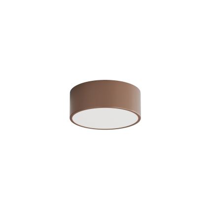 Brilagi - Plafondlamp voor badkamer met bewegings- en schemersensor CLARE 1xE27/24W/230V Ø 20 cm bruin IP54