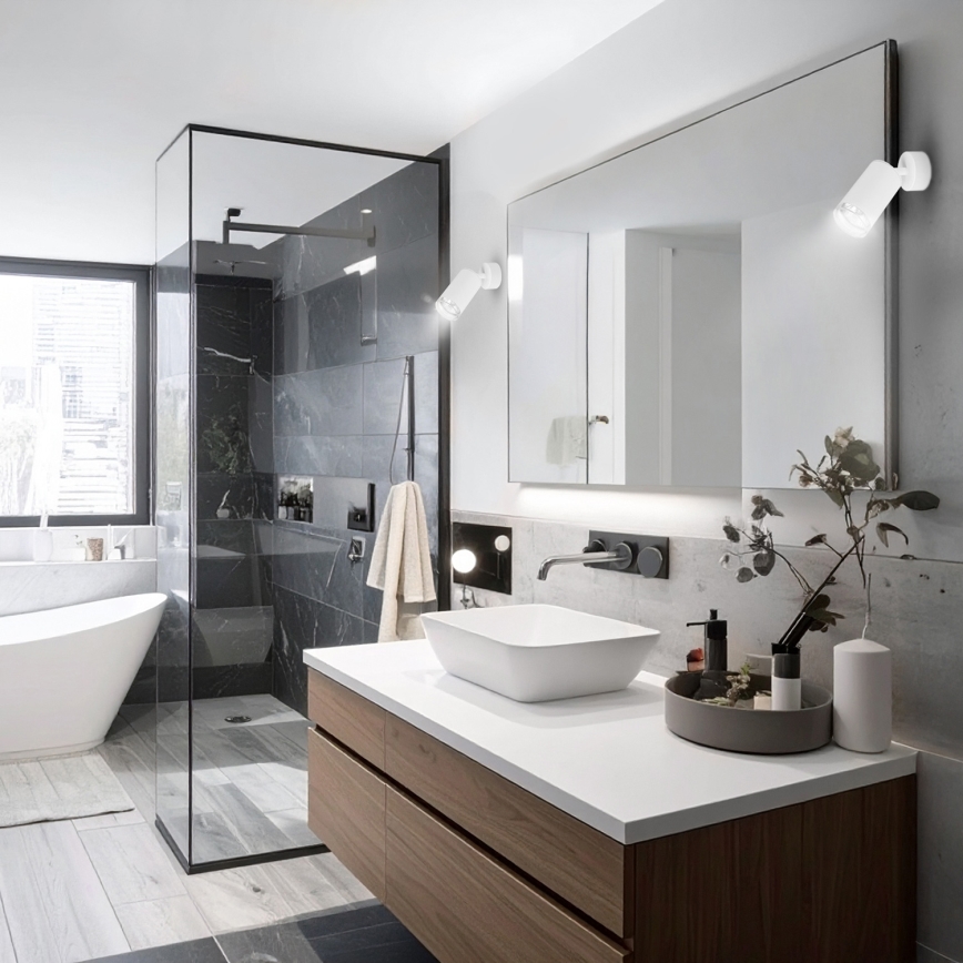 Brilagi - Badkamer spot SELE 1xGU10/30W/230V IP44 wit