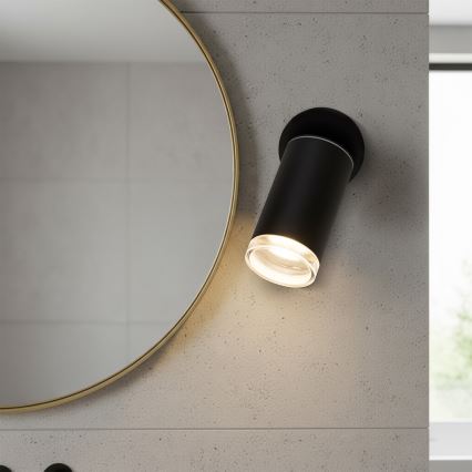 Brilagi - Badkamer spot SELE 1xGU10/30W/230V IP44 zwart