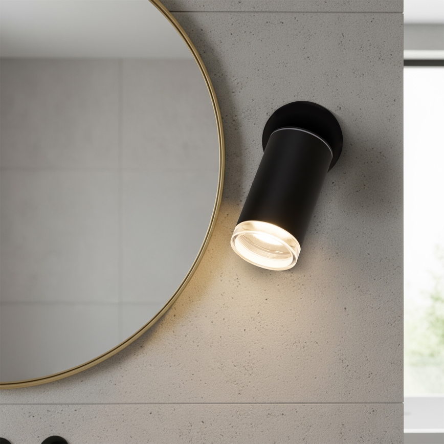 Brilagi - Badkamer spot SELE 1xGU10/30W/230V IP44 zwart