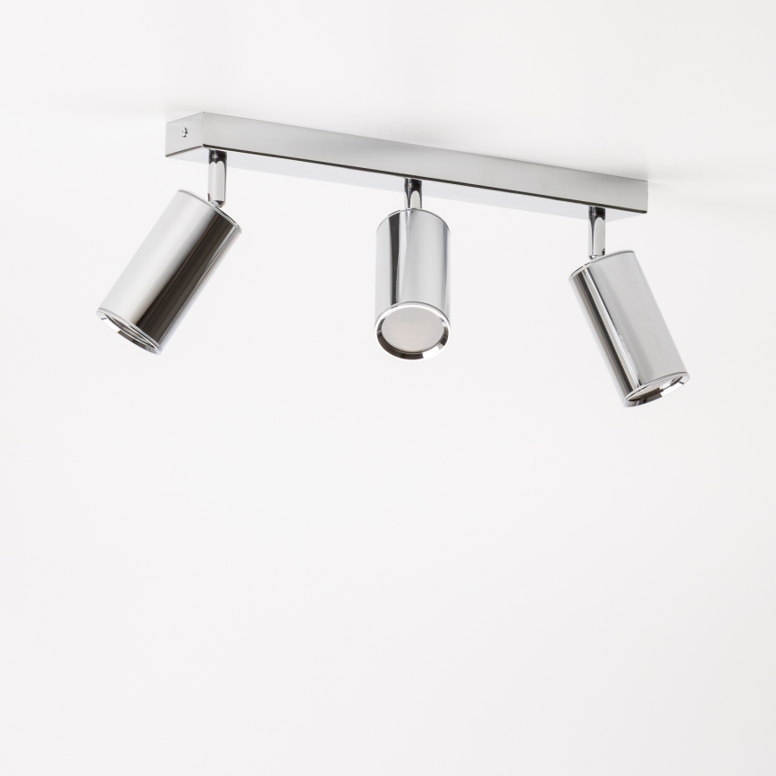 Brilagi - Badkamer spot SELE 3xGU10/30W/230V IP44 glanzend chroom