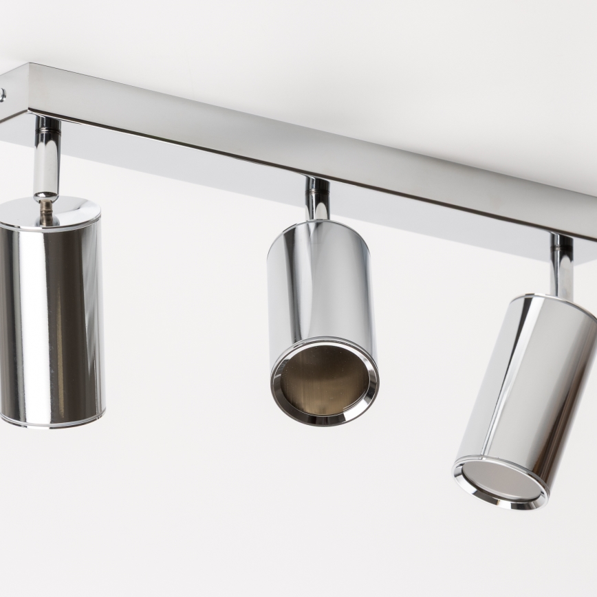 Brilagi - Badkamer spot SELE 3xGU10/30W/230V IP44 glanzend chroom