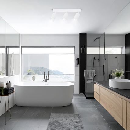 Brilagi - Badkamer spot SELE 3xGU10/30W/230V IP44 wit