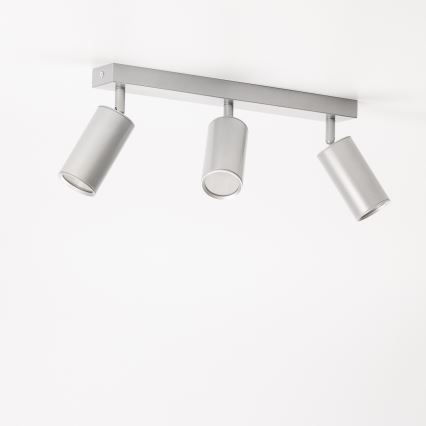 Brilagi - Badkamer spot SELE 3xGU10/30W/230V IP44 zilver