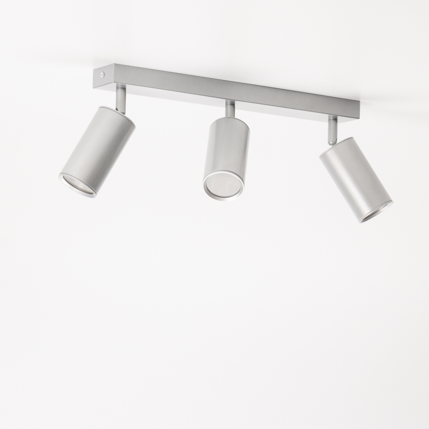 Brilagi - Badkamer spot SELE 3xGU10/30W/230V IP44 zilver