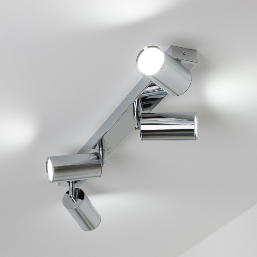 Brilagi - Badkamer spot SELE 4xGU10/30W/230V IP44 glanzend chroom