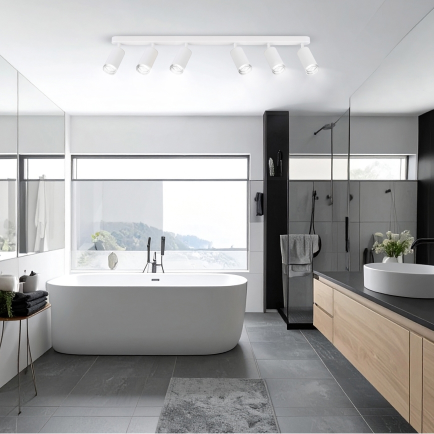 Brilagi - Badkamer spot SELE 6xGU10/30W/230V IP44 wit