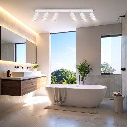 Brilagi - Badkamer spot SELE 6xGU10/30W/230V IP44 wit