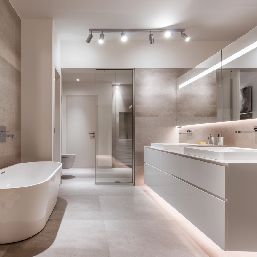 Brilagi - Badkamer spot SELE 6xGU10/30W/230V IP44 zilver
