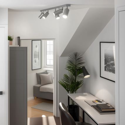 Brilagi - Badkamer spot SELE 6xGU10/30W/230V IP44 zilver