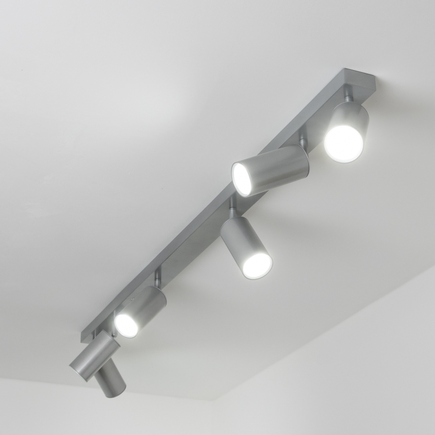 Brilagi - Badkamer spot SELE 6xGU10/30W/230V IP44 zilver