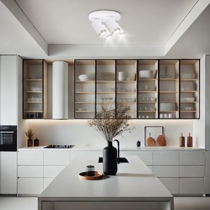 Brilagi - Badkamer spot SELE AQUA 4xGU10/30W/230V IP44 wit