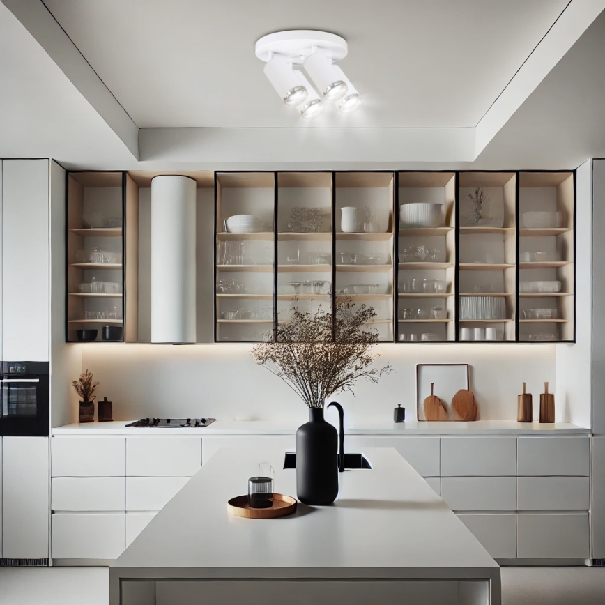 Brilagi - Badkamer spot SELE AQUA 4xGU10/30W/230V IP44 wit