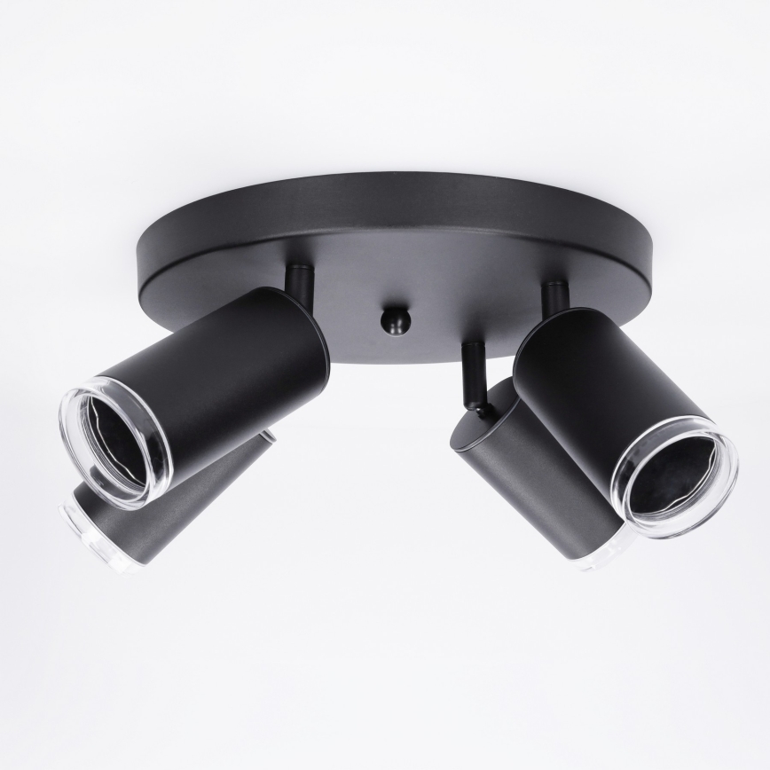 BRILAGI - Badkamer spot SELE AQUA 4xGU10/30W/230V IP44 zwart
