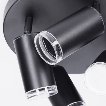 BRILAGI - Badkamer spot SELE AQUA 4xGU10/30W/230V IP44 zwart