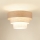 Brilagi - Bevestigde hanglamp ALASKA LUNETA 1xE27/15W/230V diameter 45 cm grijs/crème