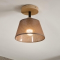 Brilagi - Bevestigde hanglamp ANTHONY 1xE14/60W/230V eiken/bruin