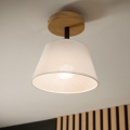 Brilagi - Bevestigde hanglamp ANTHONY 1xE14/60W/230V eiken/wit