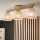 Brilagi - Bevestigde hanglamp ANTHONY 3xE14/40W/230V eiken/beige