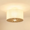 Brilagi - Bevestigde hanglamp COUNTRY ROLLER 1xE27/15W/230V diameter 45 cm crème