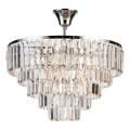 Brilagi - Bevestigde hanglamp CRYSTAL 5xE14/40W/230V glanzend chroom