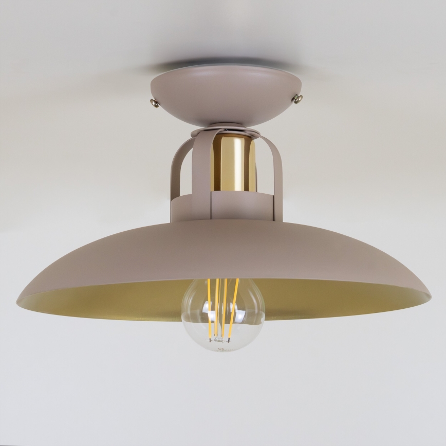 Brilagi - Bevestigde hanglamp FLAMENGO 1xE27/60W/230V beige