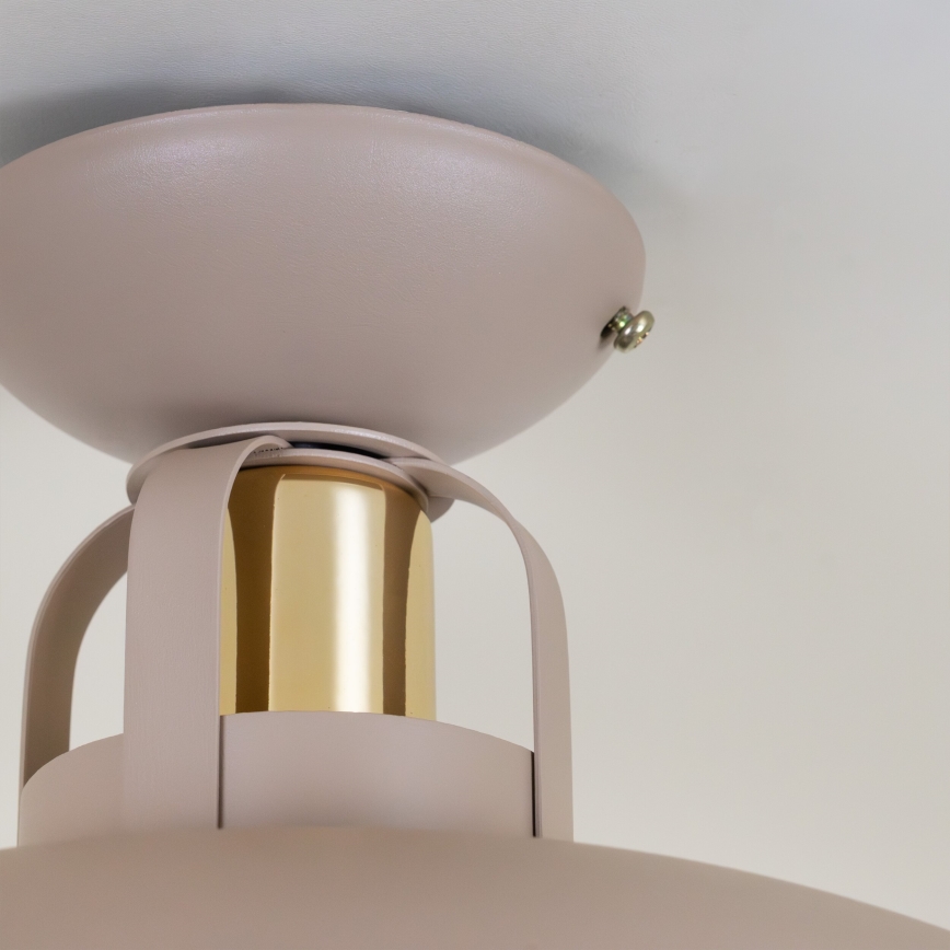Brilagi - Bevestigde hanglamp FLAMENGO 1xE27/60W/230V beige