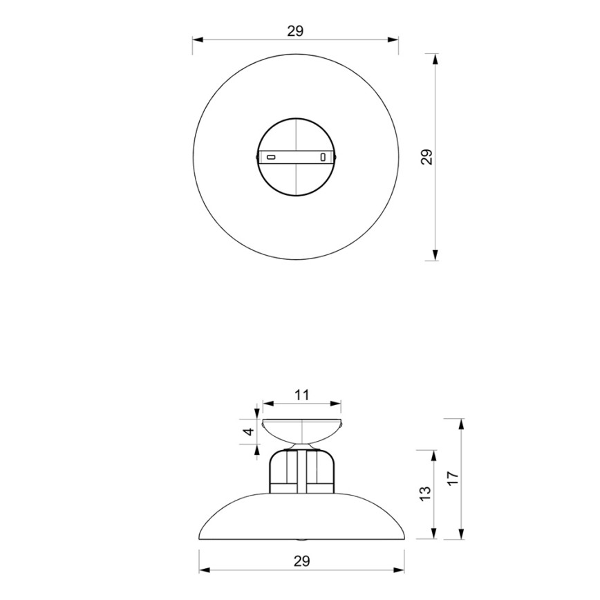 Brilagi - Bevestigde hanglamp FLAMENGO 1xE27/60W/230V wit