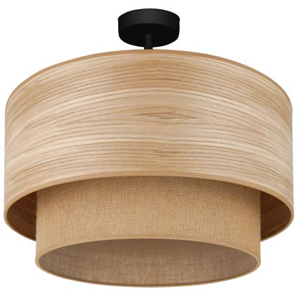 Brilagi - Bevestigde hanglamp MONTANA BOHO 1xE27/15W/230V diameter 45 cm bruin