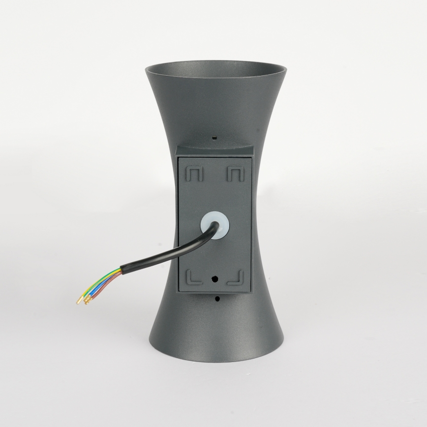 Brilagi - BICON LED Wandlamp 10W/230V Antraciet IP44