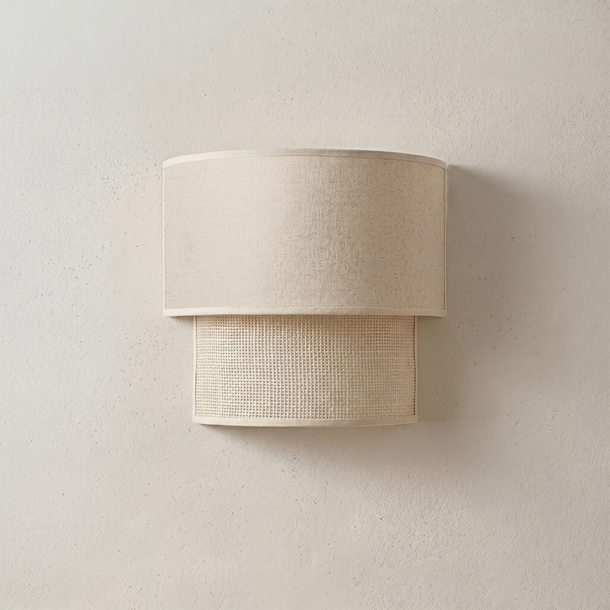Brilagi - BOHO ECO LED-wandlamp 1xE27/10W/230V, crème