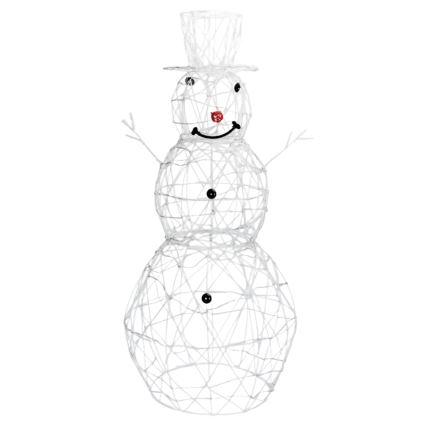 Brilagi - LED Décoration de Noël extérieure LED/3,6W/31/230V 2700K 90 cm IP44 bonhomme de neige
