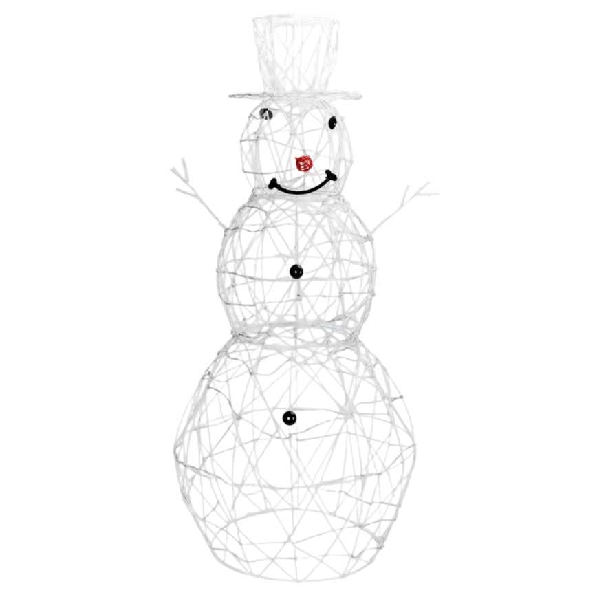 Brilagi - LED Décoration de Noël extérieure LED/3,6W/31/230V 2700K 90 cm IP44 bonhomme de neige
