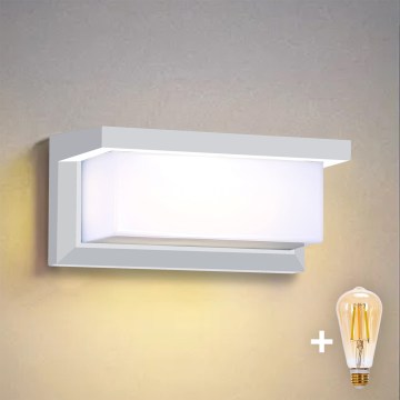 Brilagi - BRICKY LED-dimbare buitenmuurlamp 1xE27/6W/230V 2700-6500K IP54 wit
