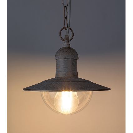 Brilagi - Buitenhanglamp MOLDE 1xE27/60W IP44 wit/patina