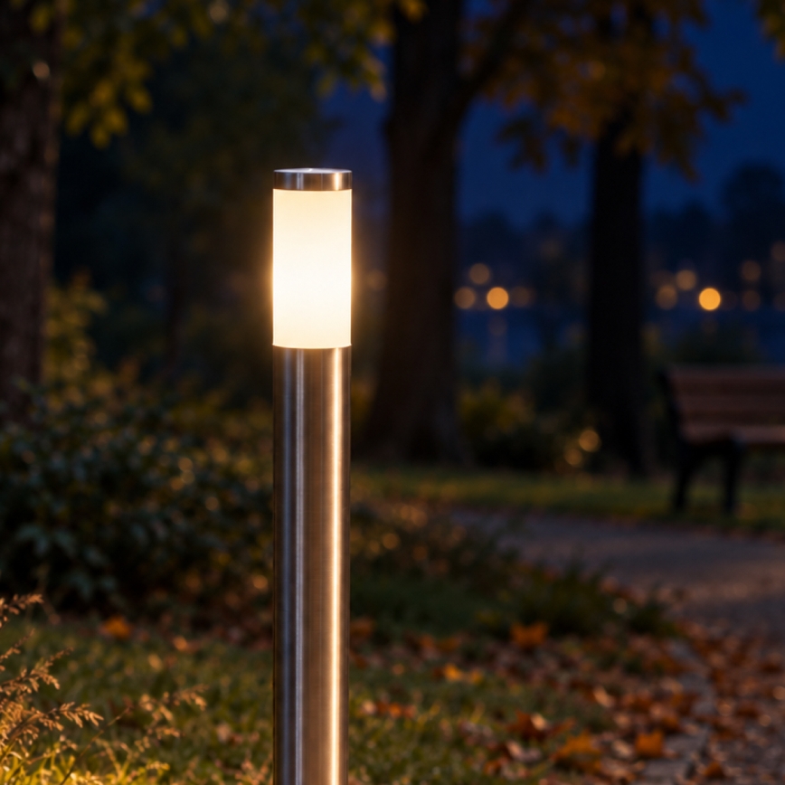 BRILAGI - Buitenlamp ELIA 1xE27/20W/230V IP44 100 cm mat chroom