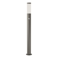 Brilagi - Buitenlamp met bewegingssensor ELIA 1xE27/20W/230V IP44 100 cm mat chroom