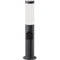 Brilagi - Buitenlamp met geïntegreerd stopcontact ELIA 1xE27/20W/230V IP44 50 cm antraciet