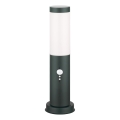 Brilagi - Buitenlamp met sensor 1xE27/15W/230V 40 cm IP44 antraciet