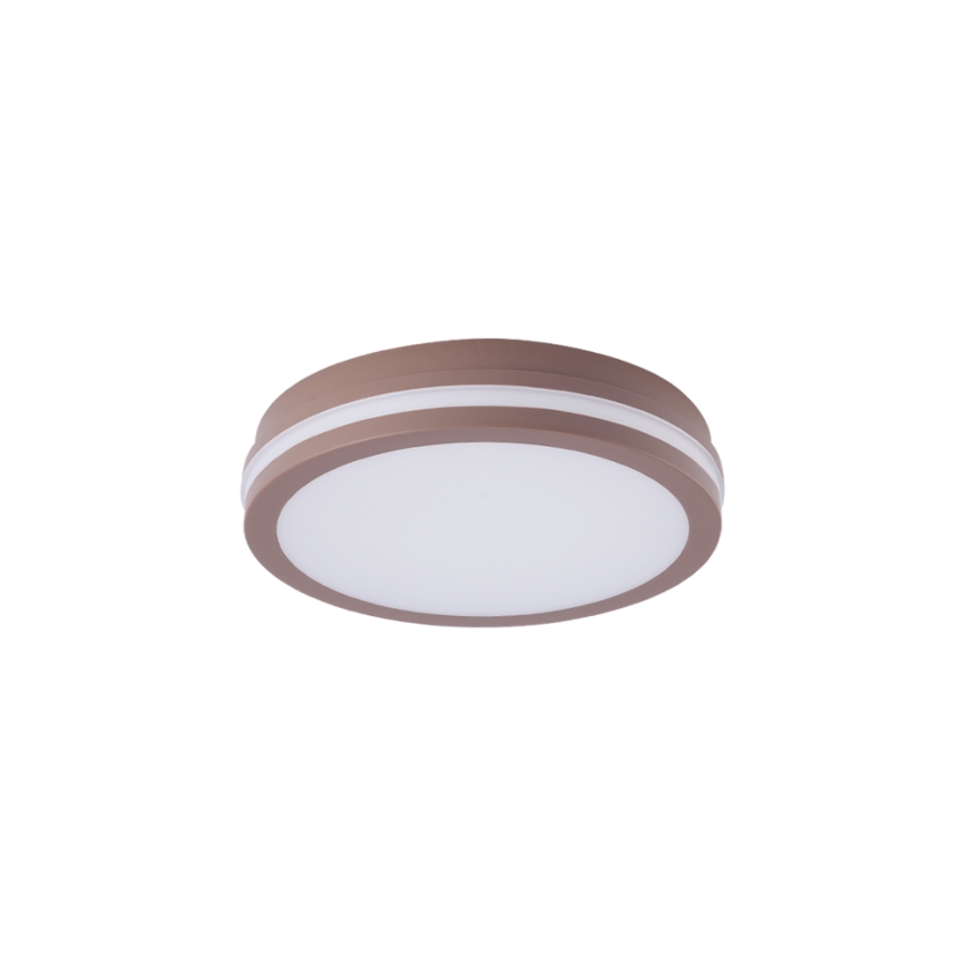 Brilagi - LED-buitenlamp met sensor BENE LED/24W/230V Ø 26 cm bruin IP54