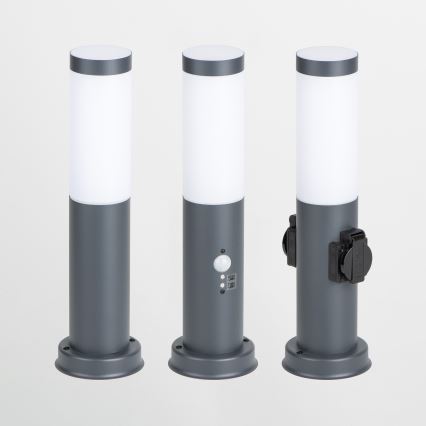 Brilagi - Buitenlamp met sensor NOVA 1xE27/15W/230V 40 cm IP44 antraciet