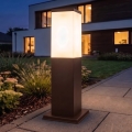 Brilagi - Buitenlamp NOVA 1xE27/15W/230V 40 cm IP44 bruin