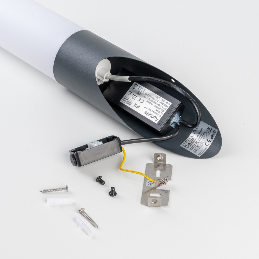 BRILAGI - Buitenmuurlamp met bewegingssensor ELIA 1xE27/20W/230V IP44 antraciet