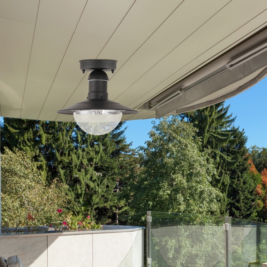 Brilagi - Buitenplafondlamp MOLDE 1xE27/60W IP44 zwart
