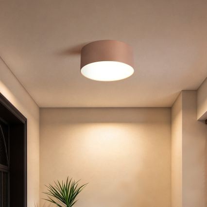 BRILAGI - Buitenplafonnière FORIS LED/20W/230V Ø 15 cm bronskleurig IP44