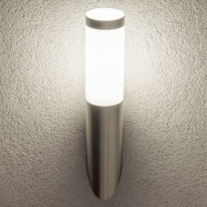 BRILAGI - Buitenwandlamp ELIA 1xE27/20W/230V IP44 mat chroom