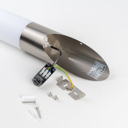 BRILAGI - Buitenwandlamp ELIA 1xE27/20W/230V IP44 mat chroom