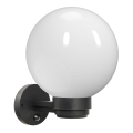 Brilagi - Buitenwandlamp met bewegingssensor HARBOR 1xE27/40W/230V IP33 antraciet/wit